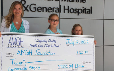 Young donors support the AMGH Foundation