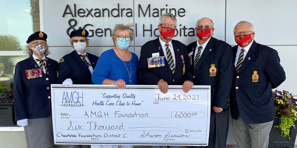 Legion Branch 109 Donates $6,000 to AMGH Foundation